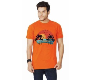 Camiseta de Cuello Redondo Personalizada de Algodón de Alta Calidad para Hombre, Impresión por Sublimación, Camiseta Lisa de 250G, Colorida - Product Image 6