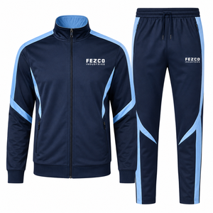 Survêtements d'hiver respirants pour hommes, style streetwear, à capuche, coupe classique, 100% coton, pour la gym - Product Image 5