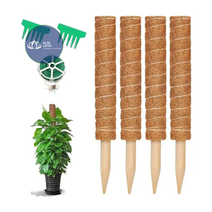 BEST-SELLER – Poteaux en coco écologiques faits à la main – Piquets en bois naturel de coco en gros - Product Image 1