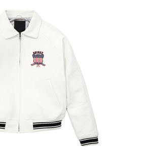 Veste en cuir pour homme Avirex de qualité supérieure, meilleur prix, veste d'hiver, cuir véritable, coupe-vent, imperméable, teinture unie, toutes tailles disponibles - Product Image 2