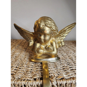 Soporte para Calcetines con Diseño de Ángel Dorado, Soporte Metálico para Calcetines, Gancho de Metal con Revestimiento Dorado Personalizado, Decoración de Aluminio Fundido - Product Image 4