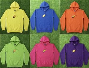 Sweat-shirt à capuche épais pour homme en tissu polyester-coton, personnalisable, uni, confortable et chaud – Vente en gros - Product Image 2