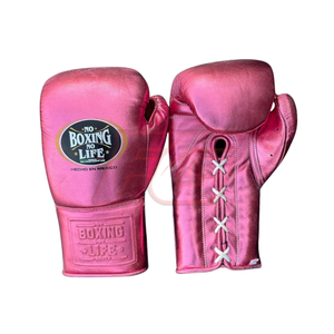 No Boxing No Life - Juego de Boxeo de Piel de Vacuno de Primera Calidad, Guantes de Combate Transpirables, Duraderos y Antideslizantes con Cordones - Product Image 4