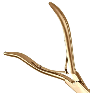 Nouveautés en matière d'extensions de cheveux, outils et pinces en acier inoxydable doré de qualité supérieure pour salon de coiffure - Product Image 4