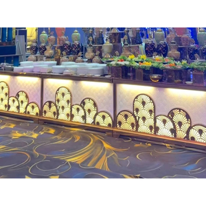 Mostrador de buffet de acero inoxidable para catering - Product Image 1