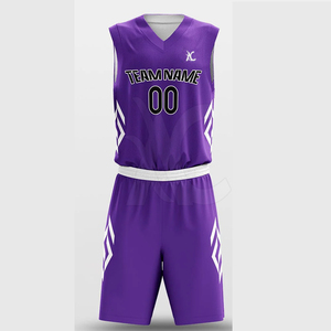 Uniforme de Baloncesto Reversible Personalizado, Conjunto de Camiseta y Pantalones Cortos de Dos Colores para Hombres, Mujeres y Equipos Juveniles - Product Image 4