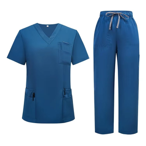 Custom LOGO Comfortable Beauty Salon Medical <b>Scrubs</b> Uniforms Women <b>Scrub</b> Sets Stretch Fabric Hospital Nurse Work Uniform - Product Image 4