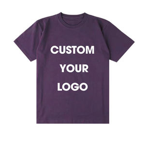 T-shirt décontracté d'été pour homme 100 % coton tricoté, coupe ample, manches courtes, col rond, avec logo frontal, respirant et séchage rapide, OEM - Product Image 3