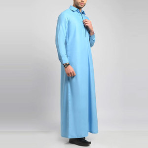 Thobe émirati de luxe noir, Kandura traditionnel, vêtement arabe élégant pour homme, Jubba douce et respirante, thobe/thawb moderne - Product Image 4