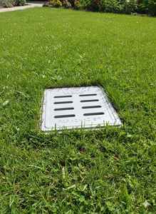 Square Composite <b>Drain</b> Grate 10x10 Inch High Visibility Safety Gully <b>Cover</b> Five Ton Load Rated Sewer Catch Basin Lid Cap - Product Image 5