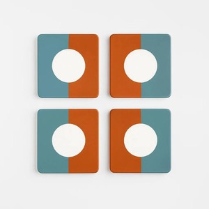 Modern Decorative Resin Coaster <b>Set</b> For Restaurant Bar Kitchen And Contemporary Home Decor Accessories - Product Image 6