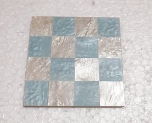 Checkered Design Resin Inlay Table Mat Coasters <b>Set</b> of 4 Stylish Handmade Drink Coasters for Dining Table and Home Bar Decor - Product Image 2
