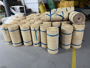 Vietnam Natural Rattan Cane Webbing Roll for Furniture Repair Wicker Crafts DIY Weaving Export OEM - Product Image 3