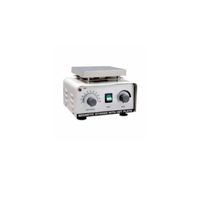 Agitateur magnétique avec plaque chauffante, température et vitesse réglables, conception de laboratoire durable pour un chauffage efficace - Product Image 4
