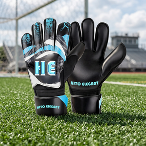 Gants de gardien de but pour jeunes de qualité supérieure avec paume en latex personnalisée, conçus en latex allemand de qualité supérieure et avec un logo personnalisé - Product Image 2