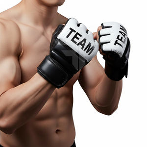 Gants de boxe MMA pour adultes et enfants, en cuir PU, logo personnalisé, pour entraînement MMA et Muay Thai - Product Image 3