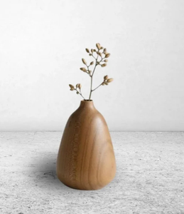 Vase à fleurs décoratif en bois 100% naturel, vente en gros et vente directe de vases à fleurs en bois d'intérieur - Product Image 2