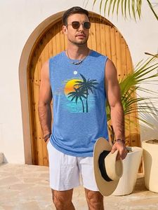 Débardeur pour homme en coton 100% tricoté - Product Image 4