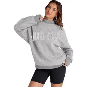 Sudadera Casual de Otoño/Invierno para Mujer con Logotipo Personalizado, Sudadera con Capucha de Poliéster/Algodón con Estampado de Logotipo en la Parte Delantera - Product Image 2