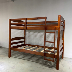 Customizable Vintage White Bunk Bed Custom Wood Bedroom Furniture for Kids - Product Image 2