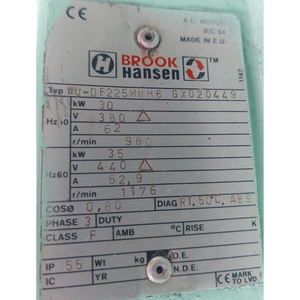 Compresor de Aire Marino Modelo WP270L-100, Unidad de Alta Presión de 180 M/h y 33 kW para Arranque de Motores de Barcos - Product Image 5