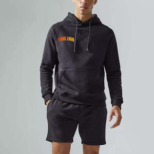 Conjunto Deportivo Económico para Hombre, Camiseta y Pantalones Cortos, con Logotipo Personalizado Serigrafiado, Tallas Grandes, Estilo Urbano Hip Hop - Product Image 2