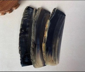 หวีผมสำหรับใช้นวดในร้านเสริมสวยของผู้หญิงหวีเขาควายขัดเงาเป็นมิตรต่อสิ่งแวดล้อมสไตล์ทะเลและสัตว์ - Product Image 6