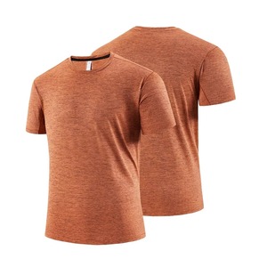 Camisetas deportivas de gimnasio para correr, cuello redondo, transpirables, de secado rápido, ajustadas, de compresión, para hombre. - Product Image 1