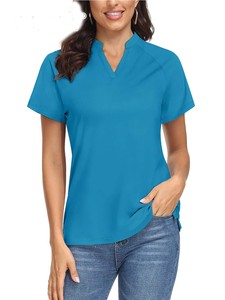 Camiseta Polo Casual para Mujer, Manga Corta, Estilo Golf, 100% Algodón, Calidad Premium - Product Image 5