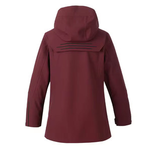 Veste de sport softshell respirante et imperméable en toile, à capuche, avec fermeture éclair, pour homme, hiver, BRUIT INDUSTRIES - Product Image 4