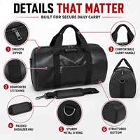 Bolsa para Documentos Impermeable y Resistente al Fuego con Cierre, Bolsa de Emergencia de Fibra de Vidrio con Revestimiento de Silicona y Correa para el Hombro para Portátil y Efectivo