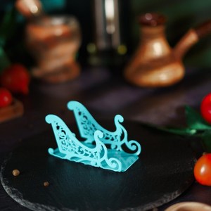 Decorative Napkin Holders in <b>Rustic</b> Style, Beautiful Letter Holder for <b>Desk</b>, Metal Napkin Stand Set, Kitchen Table Decor, - Product Image 3