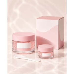 Crème en Capsules de Collagène PDRN Rose KOSMONEXT 100ml – Crème de Nuit Éclaircissante à l'Acide Tranexamique et aux Perles – Certifiée GMP pour un Teint Lumineux - Product Image 1