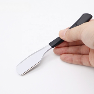 <b>Single</b> <b>Blade</b> Stainless Steel Straight <b>Razor</b> for Men's Shaving Custom Logo <b>Razor</b> for Barbers and Facial Shaving - Product Image 6