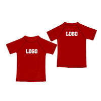 T-shirt de bain anti-UV pour garçons, confortable, pour l'été, les activités aquatiques en plein air, protection solaire pour jeunes