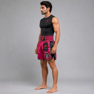 Shorts de Muay Thai professionnels offrant un confort premium, une construction durable et une coupe athlétique pour l'entraînement et la compétition. - Product Image 5