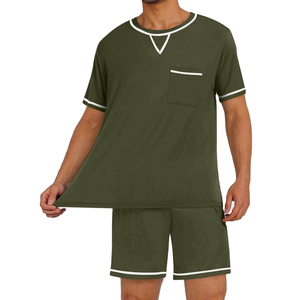 Conjunto de Verano Personalizado de Alta Calidad para Hombre, Camisa Casual de Manga Larga Tejida y Transpirable, Nuevo Modelo con Patrón Sólido, Servicio OEM - Product Image 6