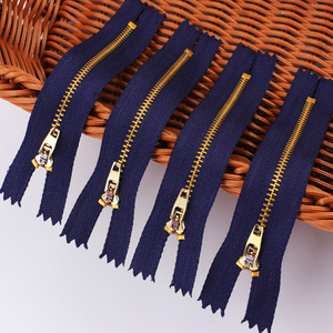 Fermeture éclair métallique personnalisée en laiton antique pour sacs, vestes, jeans et robes - Product Image 5