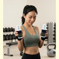 Shot de protéines d'acides aminés pré-digérés, liquide oral pour adultes, saveurs assorties, certifié ISO, dose de 60 ml, améliore la santé osseuse et favorise la perte de poids