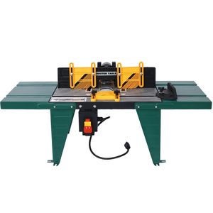Tavolo Fresatrice Elettrico da Banco Verde: Strumento Essenziale per la Lavorazione del Legno - Product Image 1