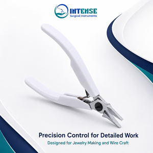 Alicates Profesionales de Punta Plana para Joyería, Herramienta de Precisión de Acero Inoxidable para Doblar Alambre con Mango Ergonómico - Product Image 3