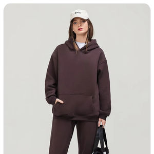 Sudadera con capucha y cremallera para hombre y mujer, 300 GSM, suave, de manga larga, para deportes, descanso, exterior, cálida, informal - Product Image 3