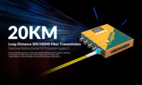 AVMATRIX SC2040 Convertidor Bidireccional 3G-SDI/HDMI con Escalado, Extensor de Fibra, Generador de Patrones de Prueba, Inserción/Sacreducción de Audio
