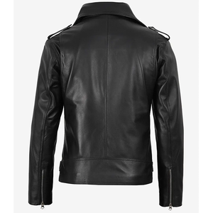 2026 OEM Hot Selling Genuine Black Cowhide Leather <b>Jacket</b> For Men's High Quality Low MOQ Plus-Size Winter Fashion <b>Heated</b> <b>Jackets</b> - Product Image 2