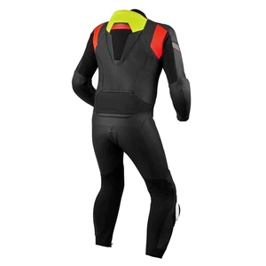 <b>Men</b> <b>Black</b> Green Leather Motorcycle Racing <b>Suit</b> Full Sleeve Breathable All Seasons Protection Gear - Product Image 3