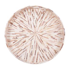 Plateaux ronds colorés en nacre, 15 pièces, magnifiques, plateaux de Table uniques, plateau de service décoratif pour la maison - Product Image 1