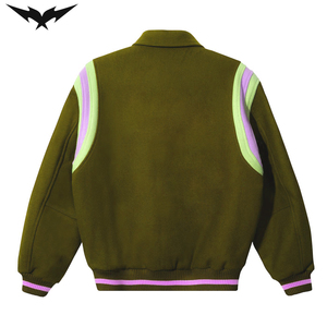 Veste universitaire vintage en toile d'hiver de haute qualité, unisexe, avec logo personnalisé, style vintage, veste universitaire de baseball - Product Image 4