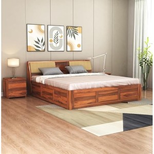 Espejo Redondo de Pared de Madera de Sheesham con Borde Floral Tallado a Mano, Venta al Por Mayor - Product Image 1