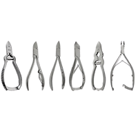 Ensemble de 17 outils de podologie en acier inoxydable de luxe, kit d'instruments professionnels pour manucure et podologie, durable et portable