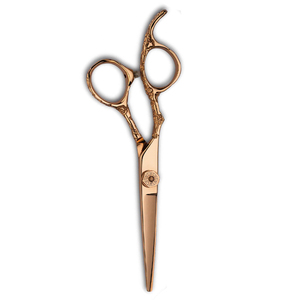 กรรไกรตัดผมด้ามจับแฟนซีใบมีดคมทนทานสูงเหล็กคาร์บอนสูง - Product Image 3